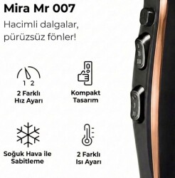 Olika Mira 2200 W Ac Motor Difüzörlü Saç Kurutma Makinası, Fön Makinası - 3